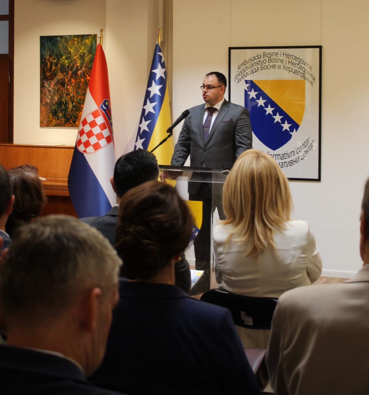 Rukovoditelj Centra sudjelovao na poslovnom skupu u Veleposlanstvu BiH