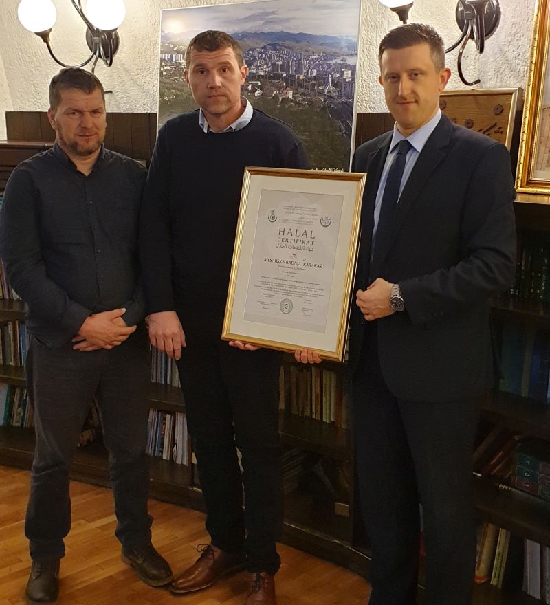 Klaonica Karakaš, halal certifikat