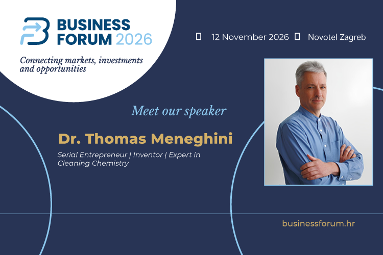 Dr. Thomas Meneghini / Panelist na Business Forumu 2026.