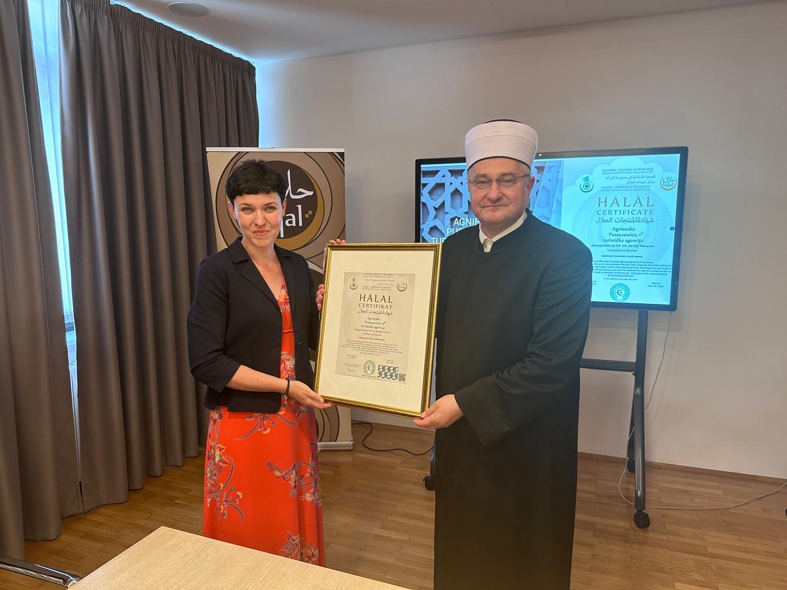 Agnieska Puszczewicz, direktorica agencija i muftija akademik Aziz Hasanović