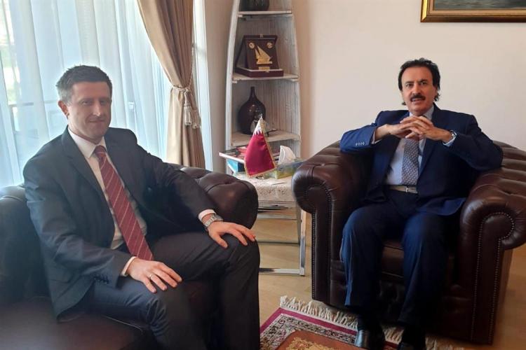 Visit to the Embassy of the State of Qatar