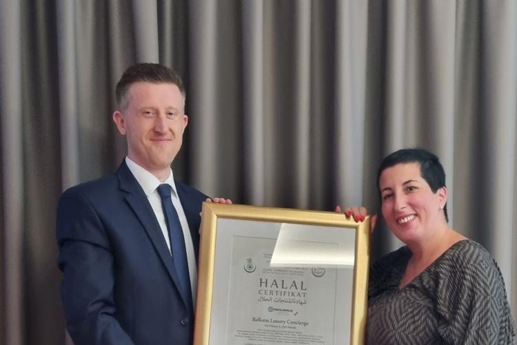 Halal Certificate Award Ceremony for Travel Agency Balkans Luxury Concierge