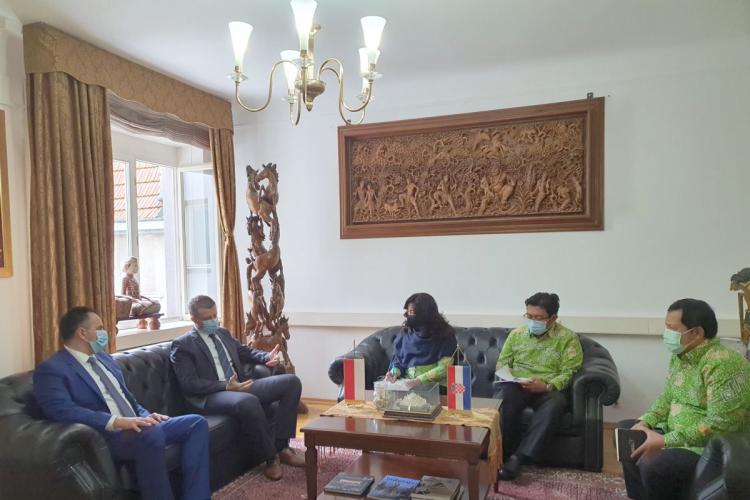 Visit to the Embassy of the Republic of Indonesia in the Republic of Croatia