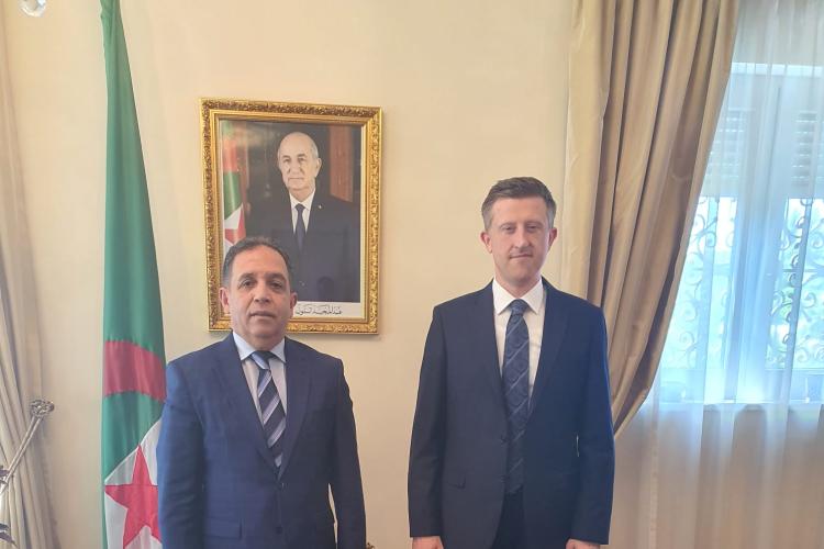 Visit to the Embassy of the People’s Democratic Republic of Algeria in the Republic of Croatia