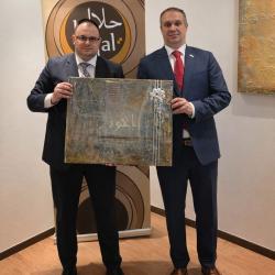 Rukovoditelj Centra za certificiranje halal kvalitete, g. Muhamed Mandžić i dugogodišnji ravnatelj Hrvatskog zavoda za norme g. Igor Božićević